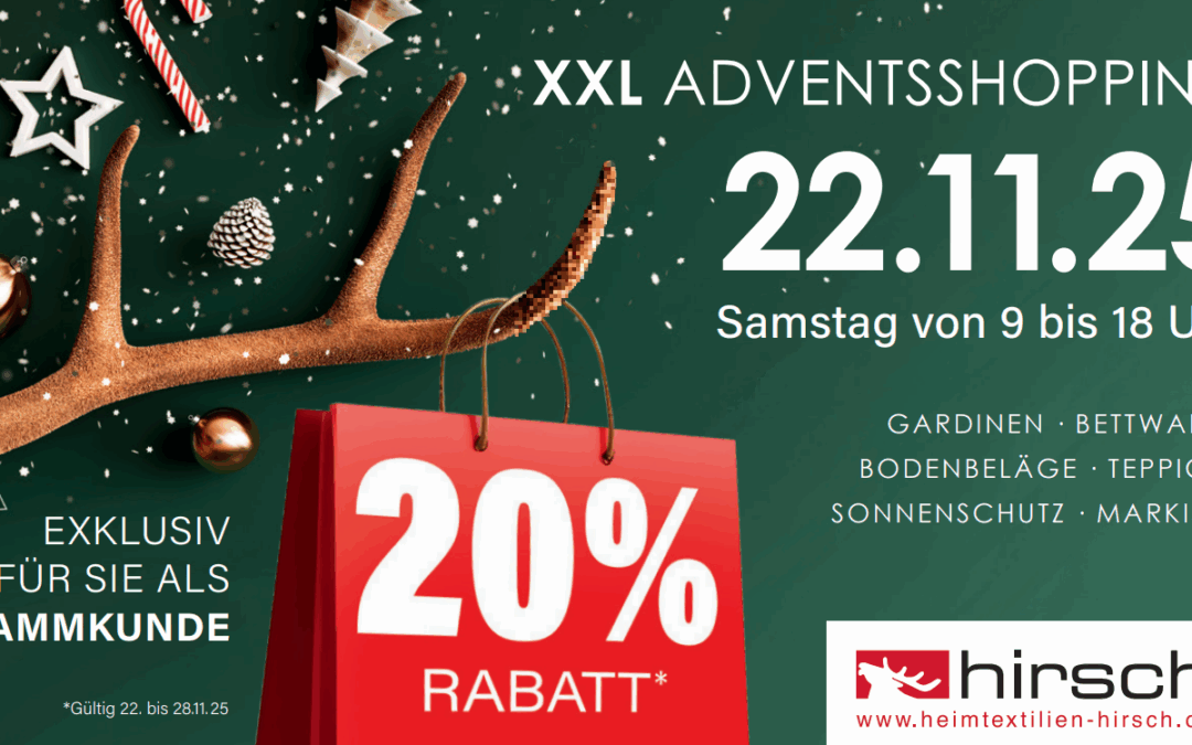 Winterzauber bei Heimtextilien Hirsch
