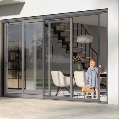 speziell für große Türöffnungen wie Terrassen- oder Balkontüren.