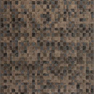 Moderner Teppich mit Karo-Muster